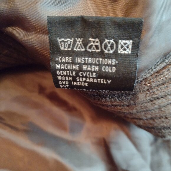 Say What Full Zip Tuni Length Brown Sweater - Picture 6 of 6